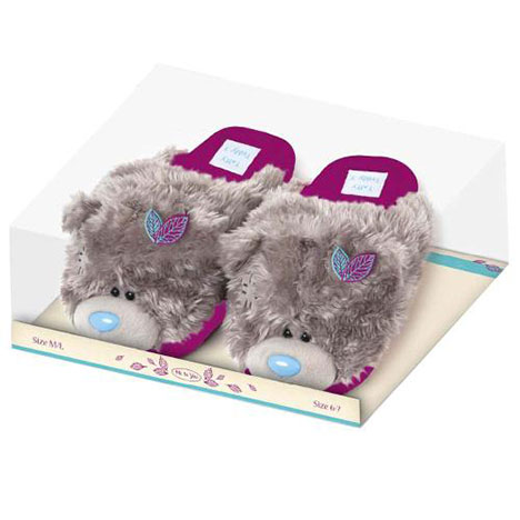 Me to You Bear Purple Slippers Size 3/4 £10.80